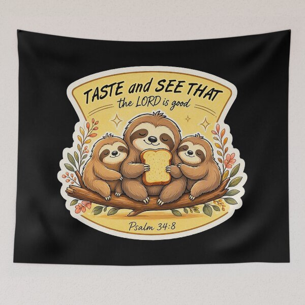 Item preview, Psalm 34:8 Taste And See That The LORD Is Good designed and sold by plushism.