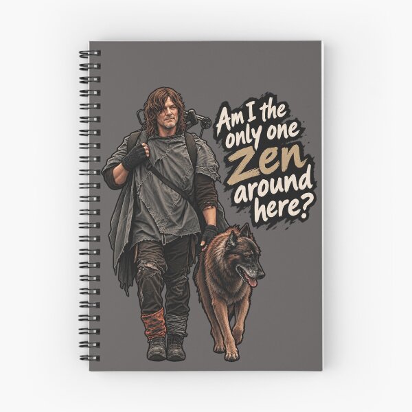 Item preview, The Walking Dead, Daryl Dixon - 'Am I the only one Zen around here?' Print designed and sold by btluvs.