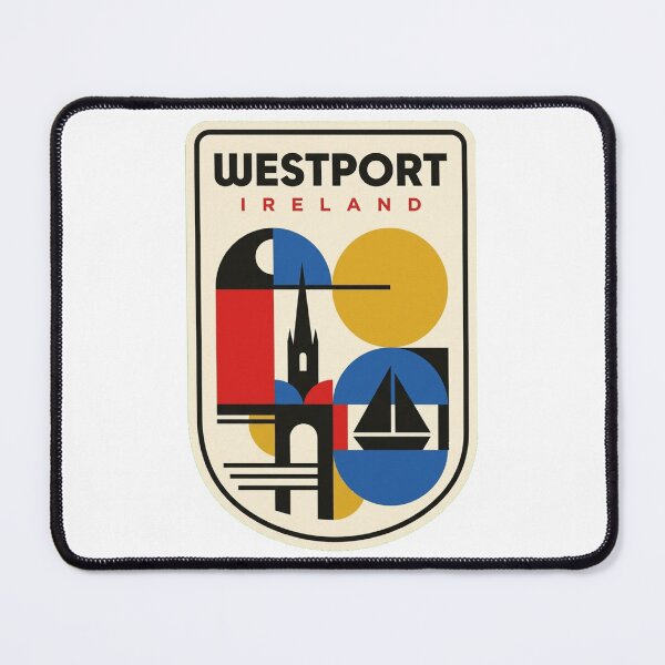 Item preview, Retro Westport Bauhaus Geometric Skyline designed and sold by k3rstman1.