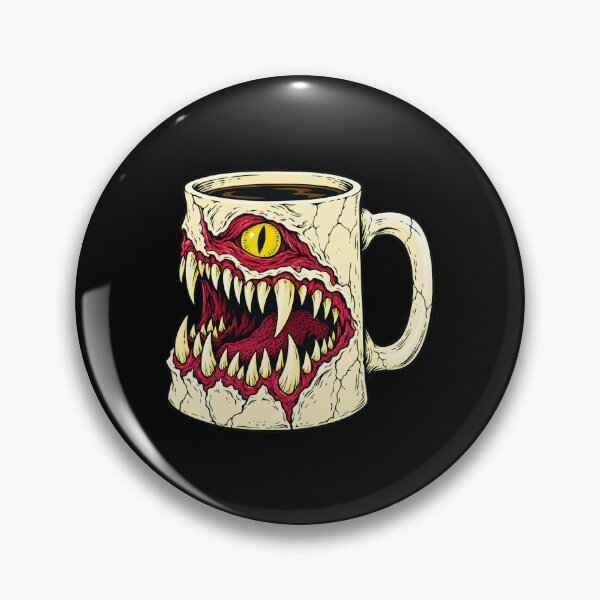 Item preview, Creepy Monster Coffee Mug Mimic with Sharp Teeth designed and sold by KAYJAY DESIGNS.