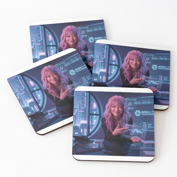 Item preview, Neo-Tokyo Corporate Executive - Cyberpunk Hologram Tech designed and sold by Zen Motif Japan.