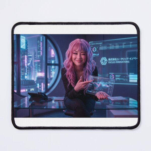Item preview, Neo-Tokyo Corporate Executive - Cyberpunk Hologram Tech designed and sold by Zen Motif Japan.