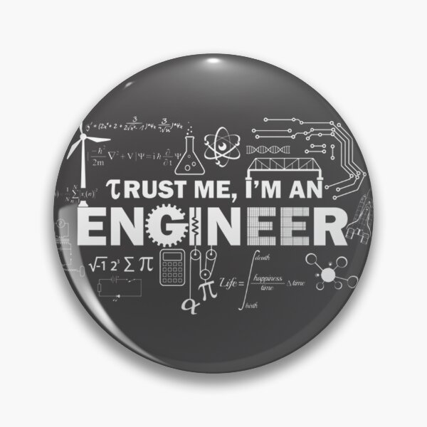 Item preview, Trust Me I'm an Engineer Funny Geek Nerd Science Design designed and sold by MOHAMMEDIDRIES.