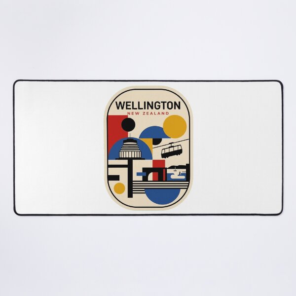 Item preview, Retro Wellington Bauhaus Geometric Skyline designed and sold by k3rstman1.