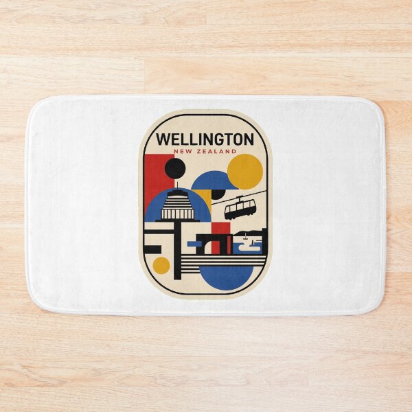 Item preview, Retro Wellington Bauhaus Geometric Skyline designed and sold by k3rstman1.