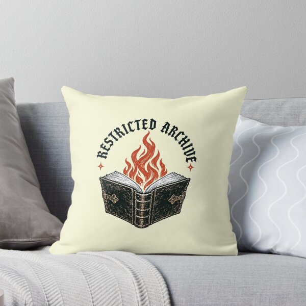 Item preview, Restricted Archive Flaming Spellbook Dark Academia Banned Books designed and sold by KAYJAY DESIGNS.