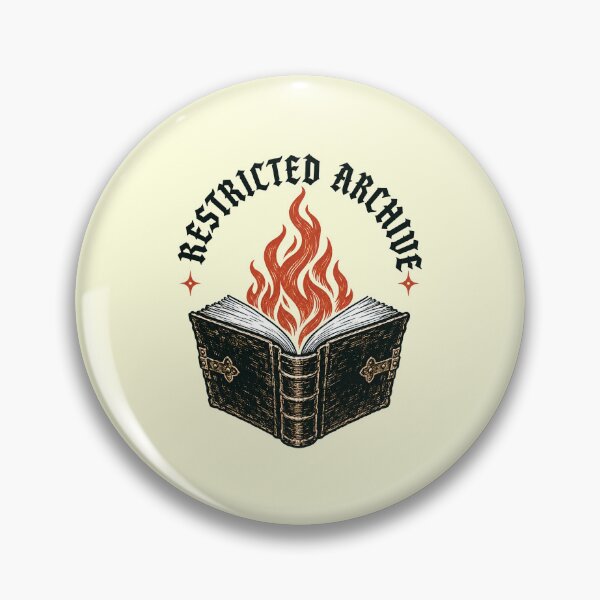 Item preview, Restricted Archive Flaming Spellbook Dark Academia Banned Books designed and sold by KAYJAY DESIGNS.