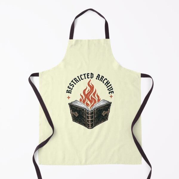 Item preview, Restricted Archive Flaming Spellbook Dark Academia Banned Books designed and sold by KAYJAY DESIGNS.