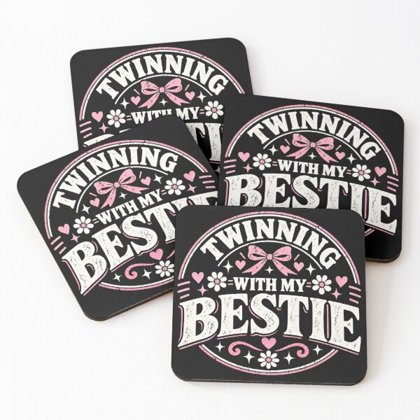 Item preview, Twinning With My Bestie Cute Matching Best Friend Friendship Gift designed and sold by THREE LITTLE BEANS.