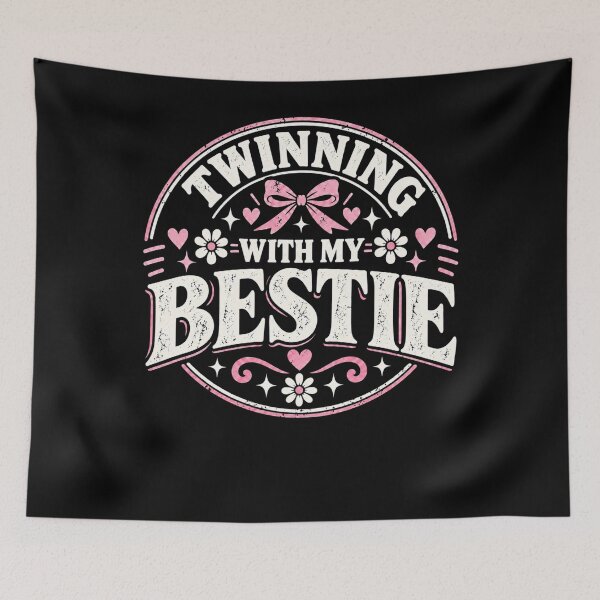 Item preview, Twinning With My Bestie Cute Matching Best Friend Friendship Gift designed and sold by THREE LITTLE BEANS.