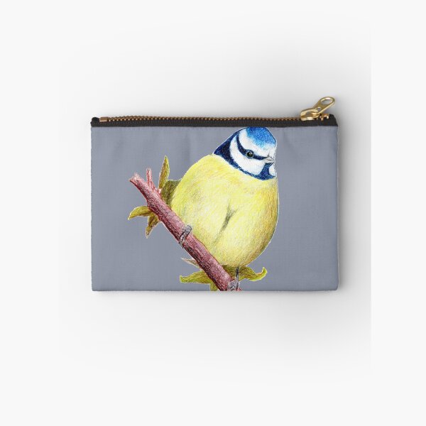 Item preview, Blue tit in colored pencil designed and sold by Kathryn Green.