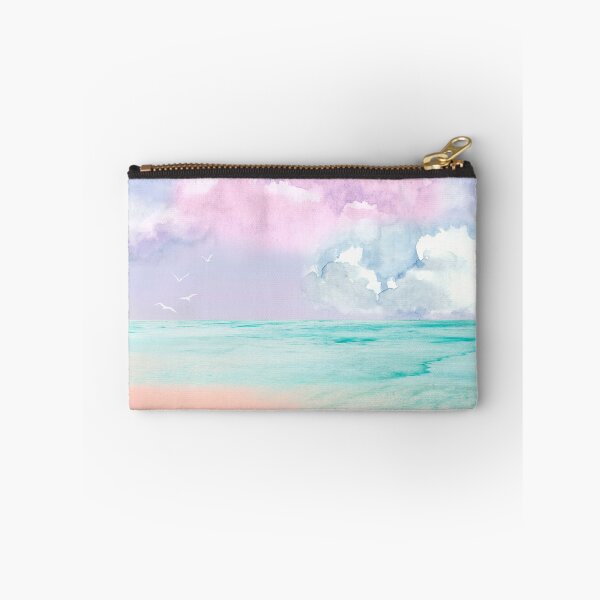 Item preview, Watercolor pastel beachfront oceanview designed and sold by CanariasGirl.