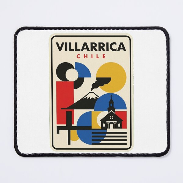 Item preview, Retro Villarrica Bauhaus Geometric Skyline designed and sold by k3rstman1.