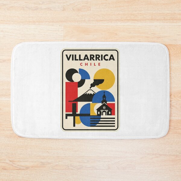 Item preview, Retro Villarrica Bauhaus Geometric Skyline designed and sold by k3rstman1.