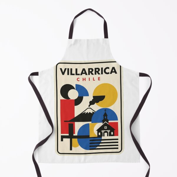 Item preview, Retro Villarrica Bauhaus Geometric Skyline designed and sold by k3rstman1.