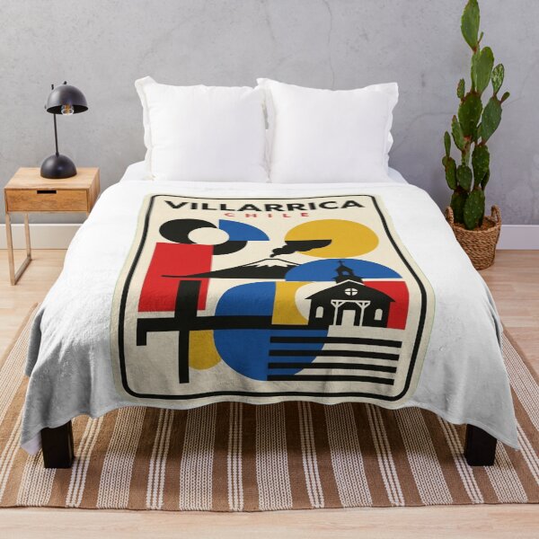 Item preview, Retro Villarrica Bauhaus Geometric Skyline designed and sold by k3rstman1.