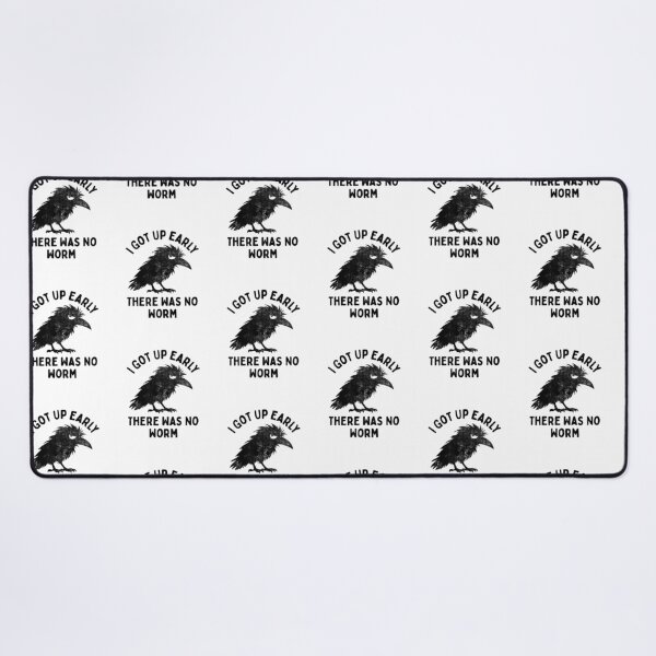 Item preview, Grumpy Crow I Got Up Early There Was No Worm Bird Lover designed and sold by LounisArt.