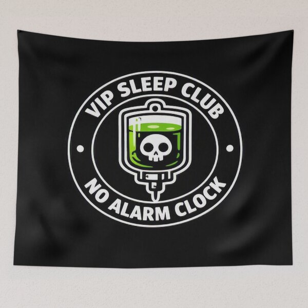 Item preview, Funny Anesthesia Tech VIP Sleep Club No Alarm Dark Humor designed and sold by Timeless Junction.
