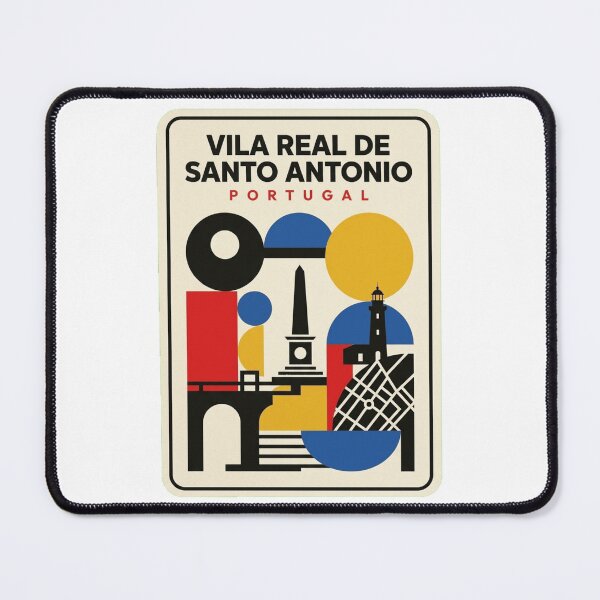 Item preview, Retro Vila Real De Santo Antonio Bauhaus Geometric Skyline designed and sold by k3rstman1.