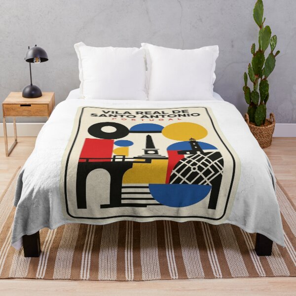 Item preview, Retro Vila Real De Santo Antonio Bauhaus Geometric Skyline designed and sold by k3rstman1.