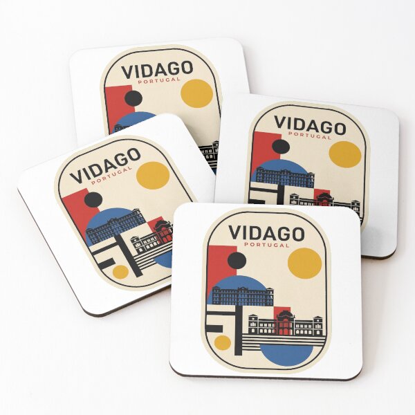 Item preview, Retro Vidago Bauhaus Geometric Skyline designed and sold by k3rstman1.
