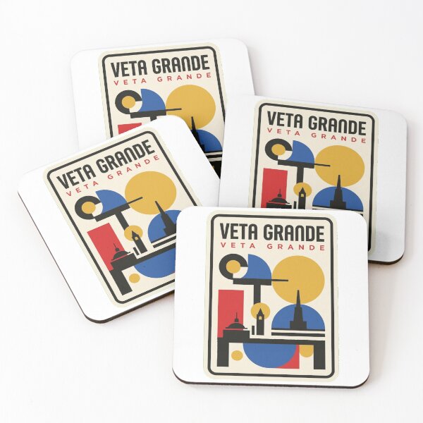 Item preview, Retro Veta Grande Bauhaus Geometric Skyline designed and sold by k3rstman1.