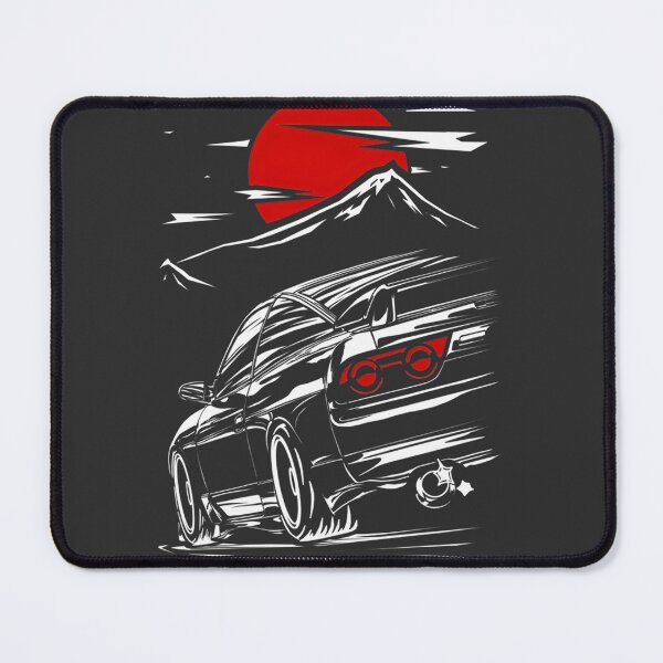 Item preview, Nissan Silvia S Inspired Car Illustration with Haruna Character Design designed and sold by naughty-boy.