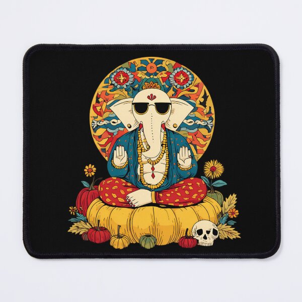 Item preview, Cool Elephant Halloween Yellow Aura Blessing Pumpkin Pop Art designed and sold by PANNARUK THAILAND.