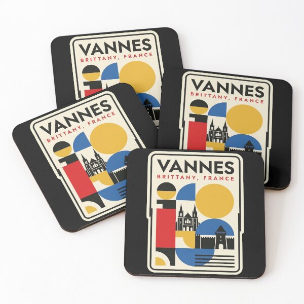 Item preview, Retro Vannes Bauhaus Geometric Skyline designed and sold by k3rstman1.