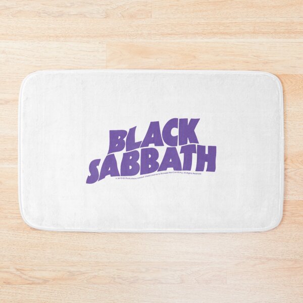 Item preview, Black Sabbath Purple Logo Poster Design designed and sold by Minimalistellar.