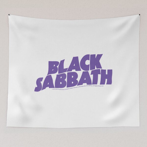 Item preview, Black Sabbath Purple Logo Poster Design designed and sold by Minimalistellar.