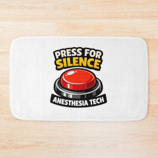 Item preview, Anesthesia Tech Press For Silence Funny Dark Humor OR designed and sold by Timeless Junction.