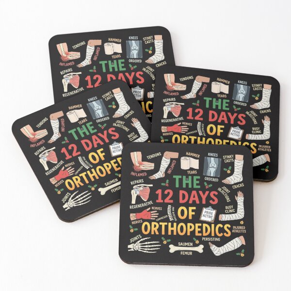 Item preview, The 12 Days of Orthopedic Christmas Ortho Squad Nurse Team designed and sold by w66aboo.