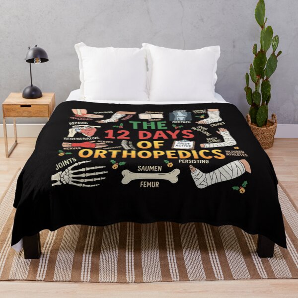 Item preview, The 12 Days of Orthopedic Christmas Ortho Squad Nurse Team designed and sold by w66aboo.