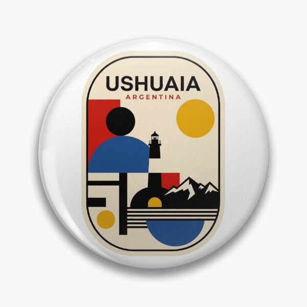 Item preview, Retro Ushuaia Bauhaus Geometric Skyline designed and sold by k3rstman1.