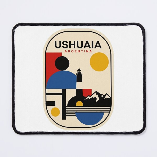 Item preview, Retro Ushuaia Bauhaus Geometric Skyline designed and sold by k3rstman1.