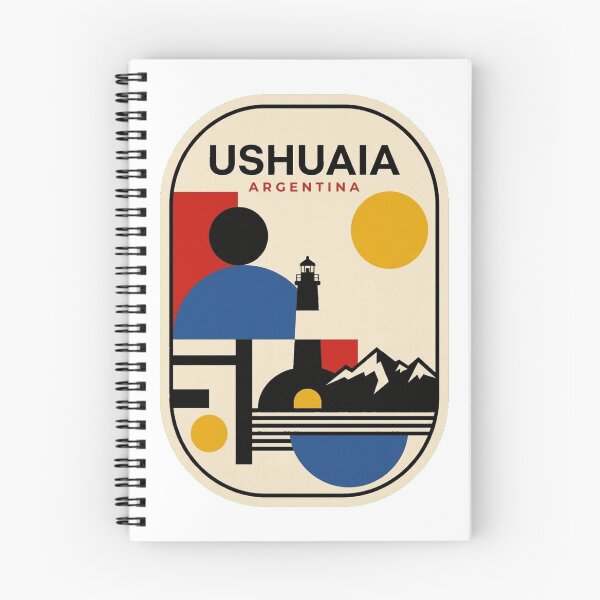 Item preview, Retro Ushuaia Bauhaus Geometric Skyline designed and sold by k3rstman1.