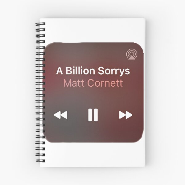 Item preview, Mil millones de disculpas de Matt Cornett Skinny King Diseño artístico designed and sold by mandacek.