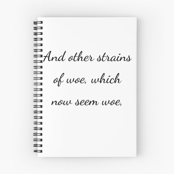Item preview, “And other strains of woe, which now seem woe,” - handwriting black designed and sold by ariksworld.
