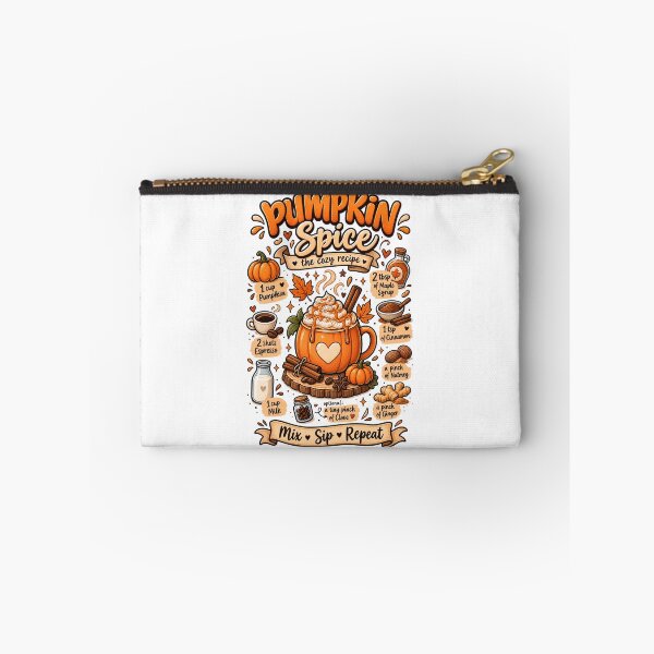Item preview, Pumpkin Spice – Cozy Fall Latte Recipe designed and sold by LittleGinnyArt.