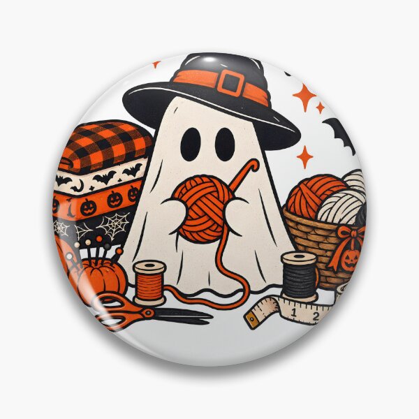 Artikelvorschau, Halloween-Häkelgeist – Vintage-Grusel-Näh- und Basteldesign entworfen und verkauft von mourad2018.