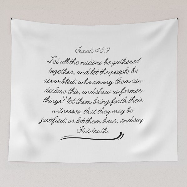Item preview, Isaiah 43:9 designed and sold by Undonemadenew.