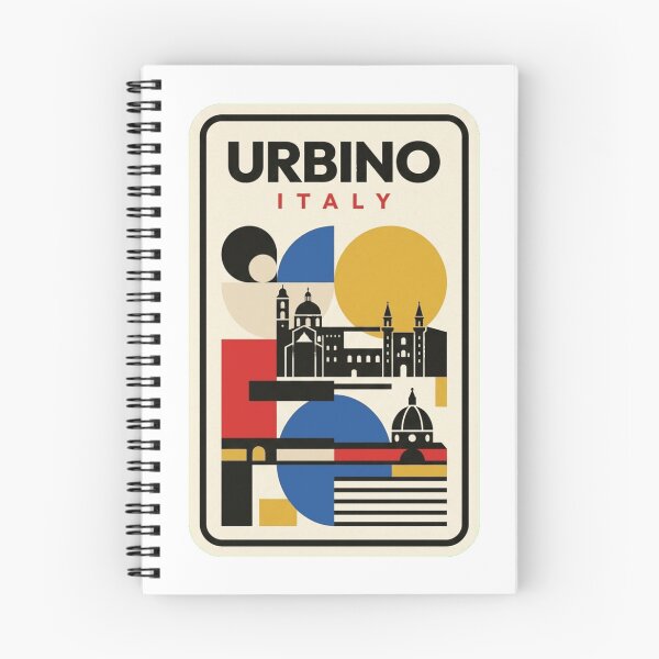 Item preview, Retro Urbino Bauhaus Geometric Skyline designed and sold by k3rstman1.