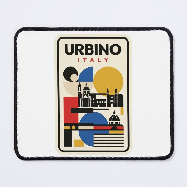 Item preview, Retro Urbino Bauhaus Geometric Skyline designed and sold by k3rstman1.
