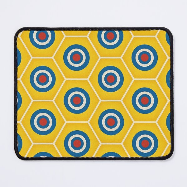 Item preview, Retro Bullseye Hive Pattern designed and sold by Monkeysalad.