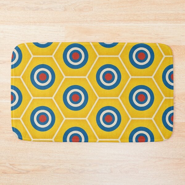 Item preview, Retro Bullseye Hive Pattern designed and sold by Monkeysalad.