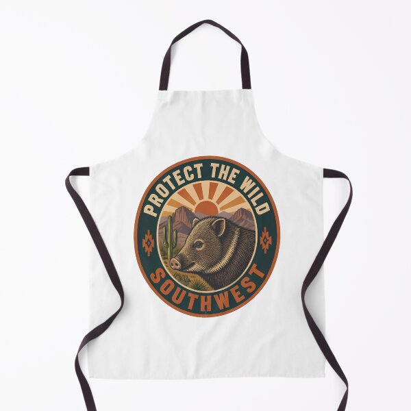 Item preview, Javelina Protect the Southwest – Vintage Arizona Wildlife designed and sold by Art-Arcade6.