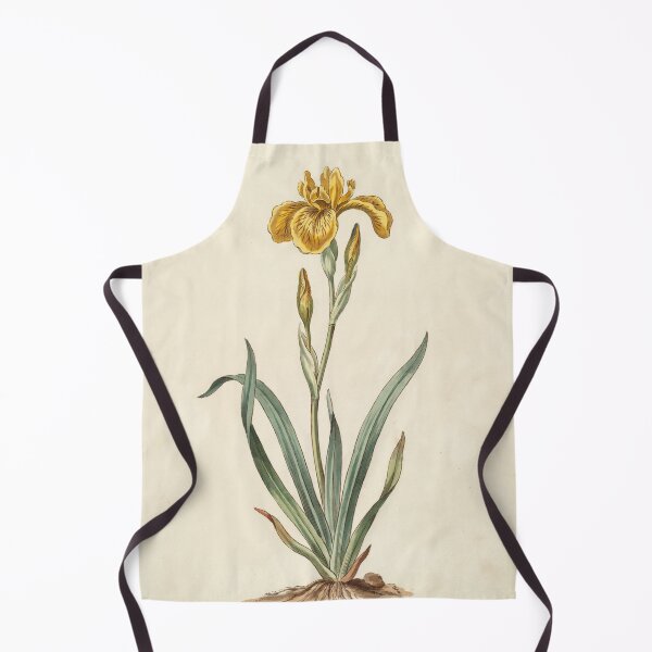 Item preview, Vintage Yellow Iris Botanical Illustration designed and sold by NuvoraNest.
