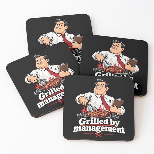 Item preview, Grilled by Management Developer Humor designed and sold by pms-pete.