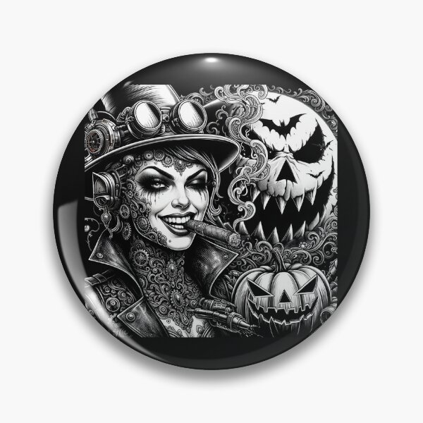 Artikelvorschau, Halloween Steampunk Hexen-Zigarren-Kürbis-Brille entworfen und verkauft von Voodoo Store Paranormal Collections.